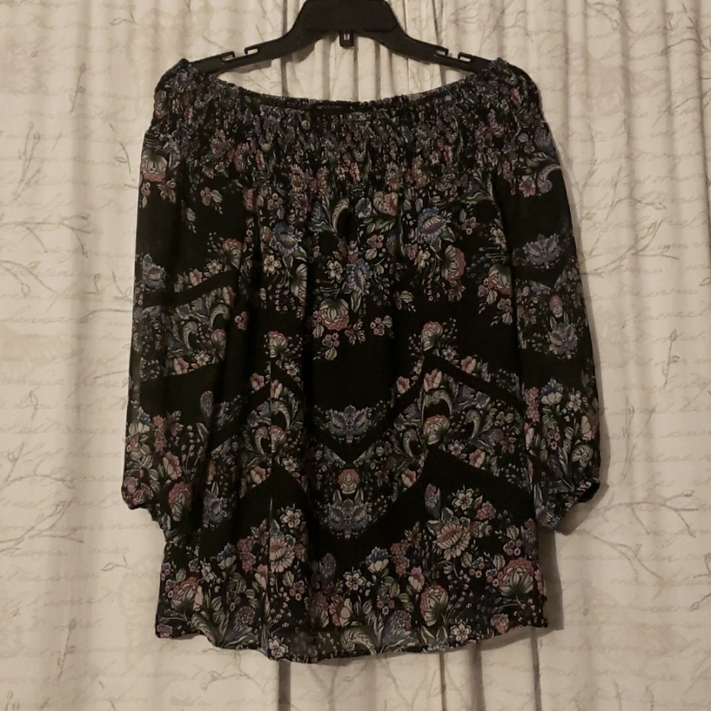 AB studio paisley blouse M